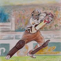 Batting action