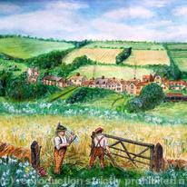 Cotswolds Cornfield