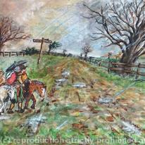 The Old North Road, Near Barnet.