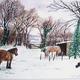 Late Snow in the Paddock.