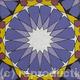 moroccan-blue-purple | £70 | 20 x 20cm | Acrylic on box canvas moroccan-blue-purple