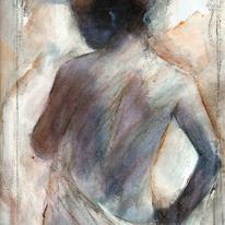 elegant rear view nude