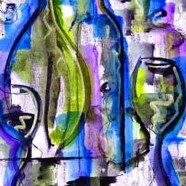 blue still life