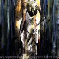 woman at window