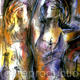 woman looking in mirror