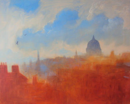 View Across Rooftops, St Pauls