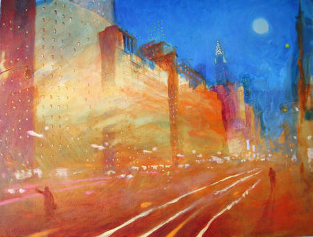 The Chrysler Building, Nightfall