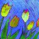 yellow tulips | £2 | | greeting card yellow tulips