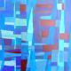 blue geometric | £2 | | greeting card blue geometric