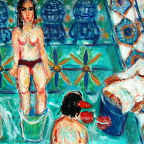Tunisian Ritual with three women