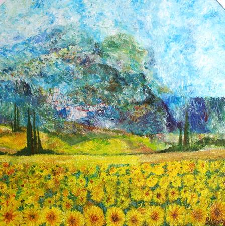 Sunflowers in the vale