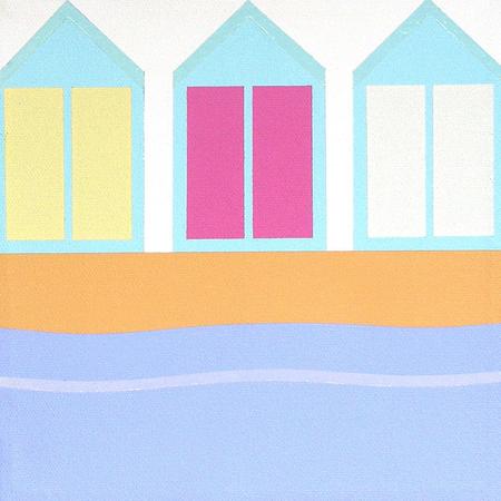 3 beach huts