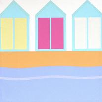 3 beach huts