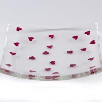 Small Slumped Bowl Small Hearts