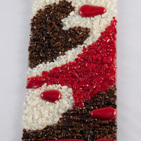Red Textured
