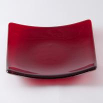 Red Small Slumped Dish