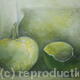 Apple Green | | 50 x 40cm | Oil in Canvas Apple Green