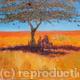 African idyll | £85 | 40 x 30cm | oil on canvas African idyll