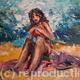 girl on beach | £199 | 50 x 40cm | oil on canvas girl on beach