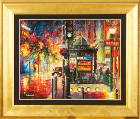 Paris Metro (Framed) - Daniel Wall Painting