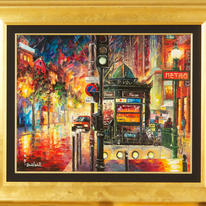 Paris Metro (Framed) - Daniel Wall Painting