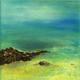 Ocean | | 20 x 20cm | Oil and mixed media on canvas (stretched canvas on a frame) Ocean