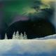 Winter's Night | | 60 x 60cm | Acrylic on canvas (box canvas) Winter's Night