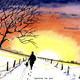 Walking the Dog | £110 | | Water Colour Walking the Dog