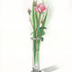 flowers 3 | | 30 x 42cm | Watercolour / thick paper flowers 3