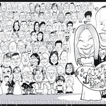 93 Party A3 BW