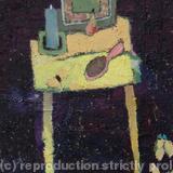 The yellow table - Oil on canvas