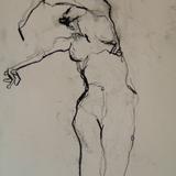 Drawing - Compressed charcoal on paper