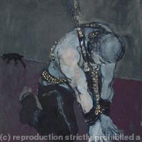man in chains