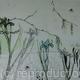 Iris and bees | (sold) | 112 x 119cm | Oil on Canvas Iris and bees