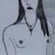 Girl | | 12 x 20cm | Pencil on Paper Girl