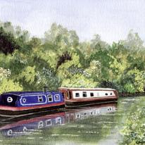 Narrow Boats,Hebden Bridge