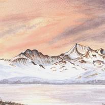 Mount Snowdon from Llyn Mymbyr