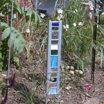 Shades of Blue Garden Glass (small)