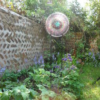 Pink, Purple Garden Sculpture.
