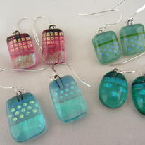 Fused Glass Earrings