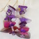 Fushia Resin Earrings