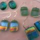 Fused Glass Earrings