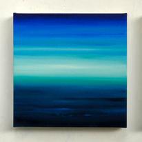 Hazy Blues Triptych