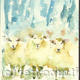 Sheep in the Snow | (sold) | | watercolour Sheep in the Snow