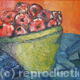 Green Vase of Fruit