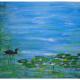 Lone Duck and Lilies | £45 | | Oil on Textured Board Lone Duck and Lilies