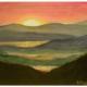 Sunset | £25 | | Acrylic on textured card Sunset
