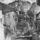 Castelnaud, Dordogne.… | £200 | 42 x 59cm | Charcoal Castelnaud, Dordogne.…
