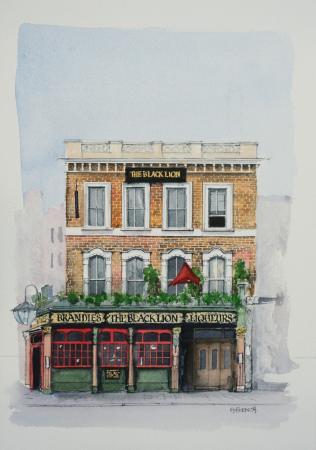 The Black Lion, Baysawater Road, London.