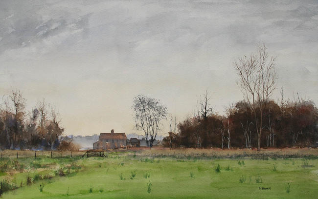 Ivy Leaf Cottage, Calthorpe, Norfolk. Watercolour	/><link rel=